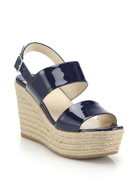 prada patent espadrille wedge|prada espadrilles sandals platform.